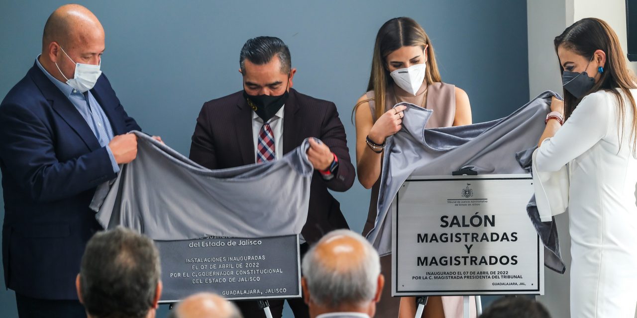 ASISTE PRESIDENTE A INAUGURACIÓN DE OFICIONAS DEL TJAJAL