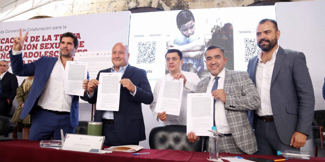 FIRMA DE CONVENIO CONTRA LA TRATA INFANTIL