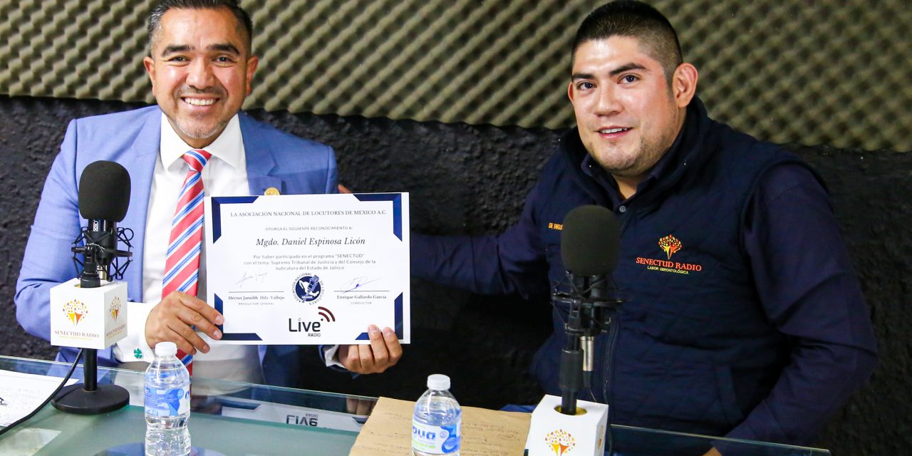 PARTICIPA PRESIDENTE EN SENECTUD RADIO