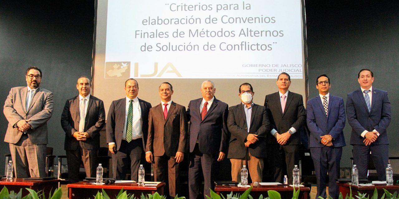 HOMOLOGAN CRITERIOS EN FAVOR DE LA JUSTICIA ALTERNATIVA