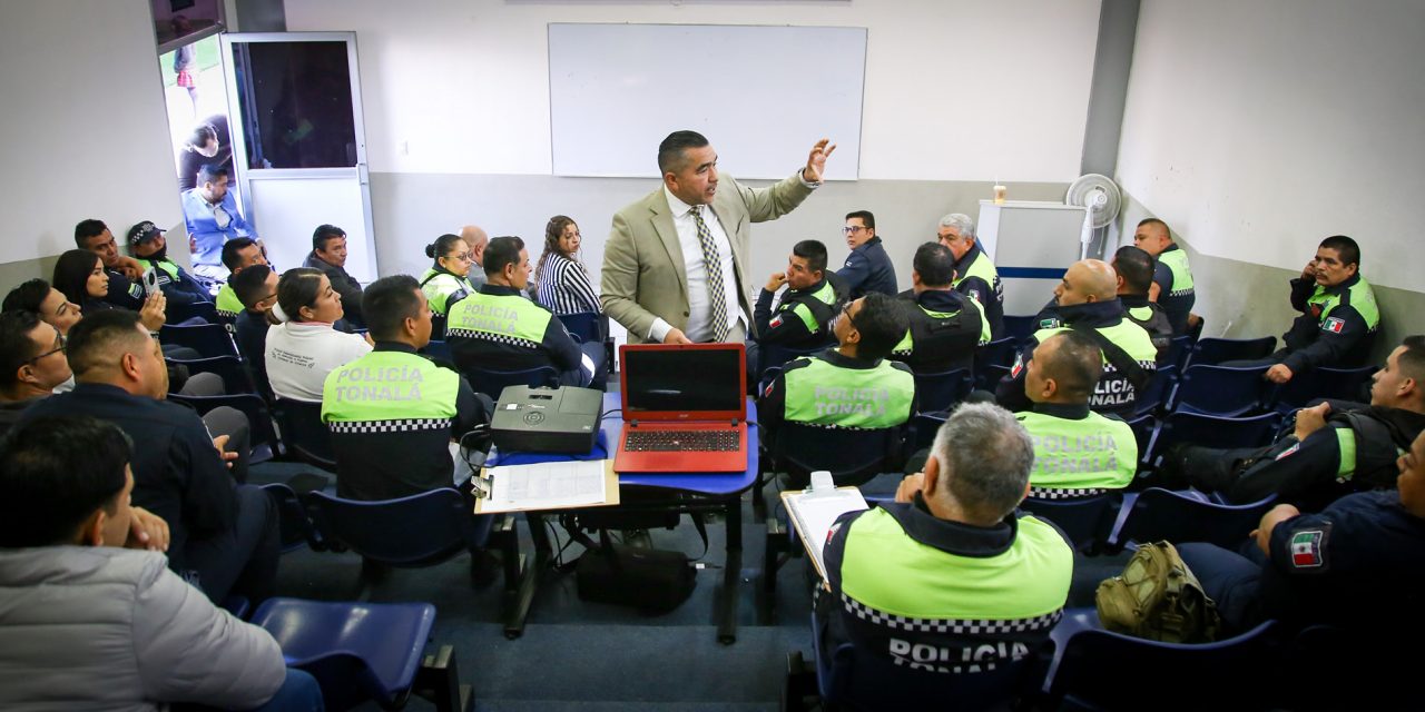 SE ABRE CICLO DE CONVERSATORIOS EN POLICÍA DE TONALÁ