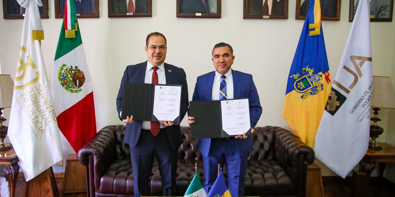 RENUEVAN IJA Y STJEJ CONVENIO DE COLABORACIÓN