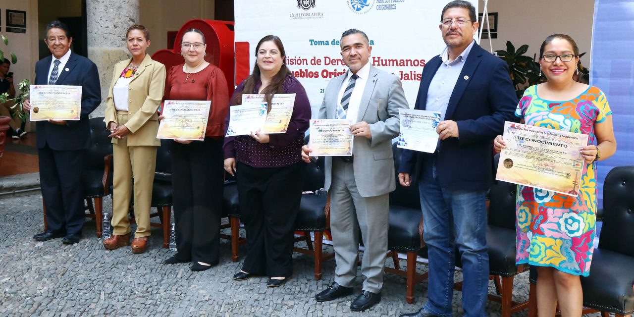 PRESIDENTE, PRESENTE EN TOMA DE PROTESTA DE COMISIÓN DE DERECHOS HUMANOS DE PUEBLOS ORIGINARIOS