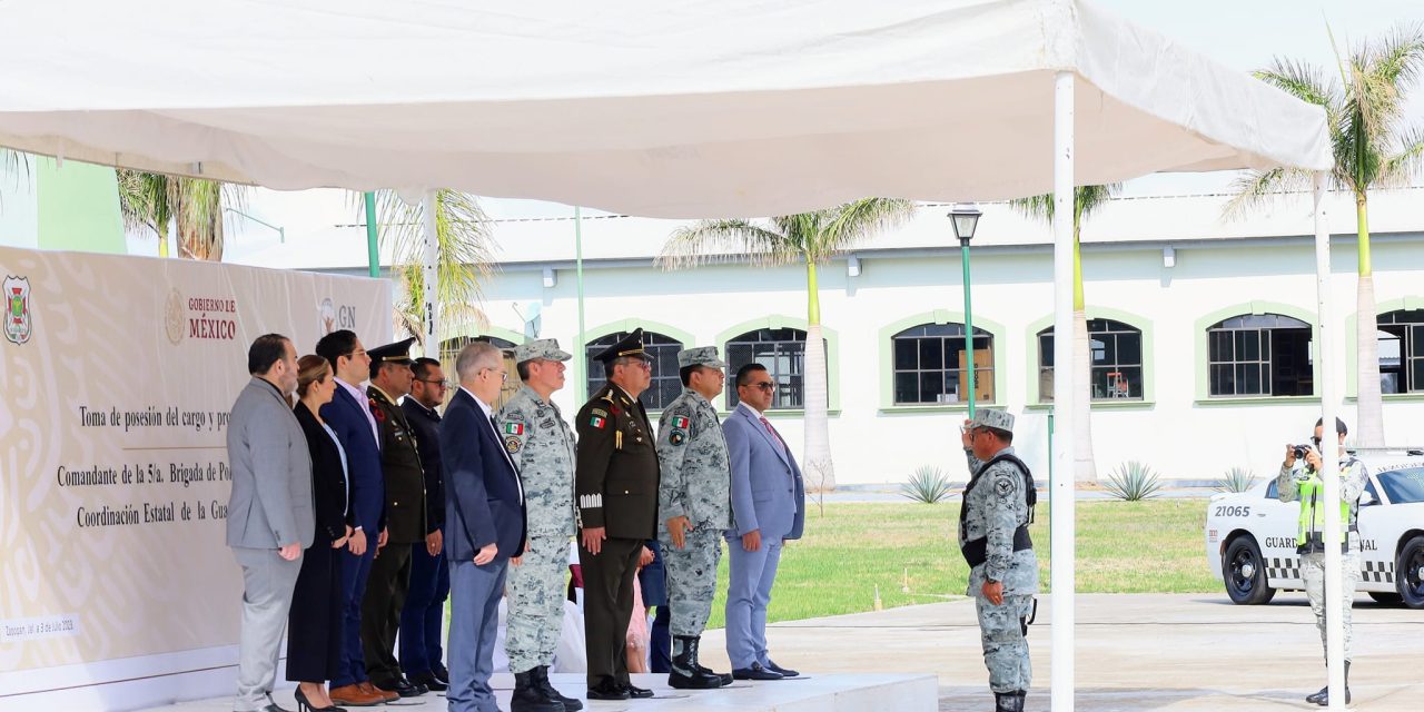 PRESIDENTE, PRESENTE EN CAMBIO DE COORDINADOR DE GUARDIA NACIONAL