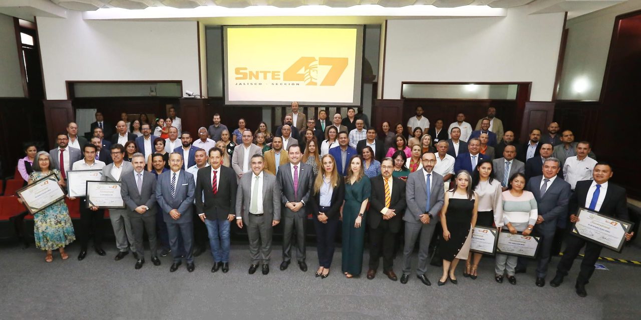 FIRMA STJEJ CONVENIO CON SECCIÓN 47 DEL SNTE