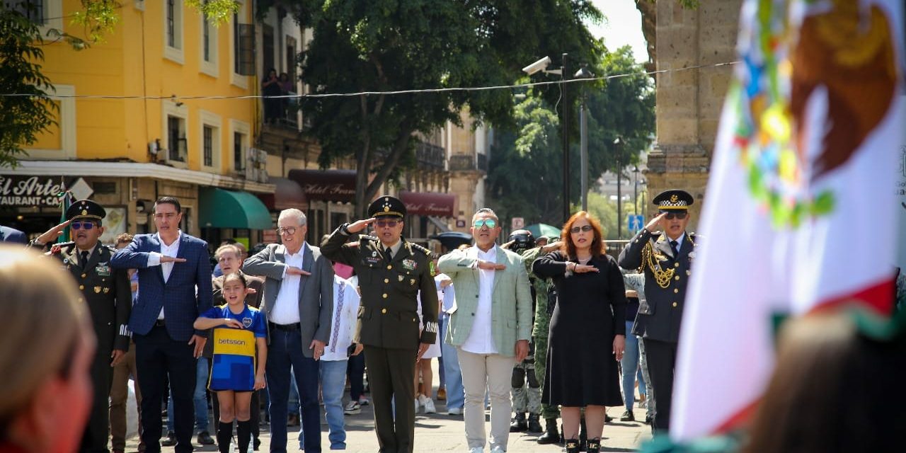 PJ PRESENTE EN CONMEMORACIÓN DEL DÍA DE LA BANDERA