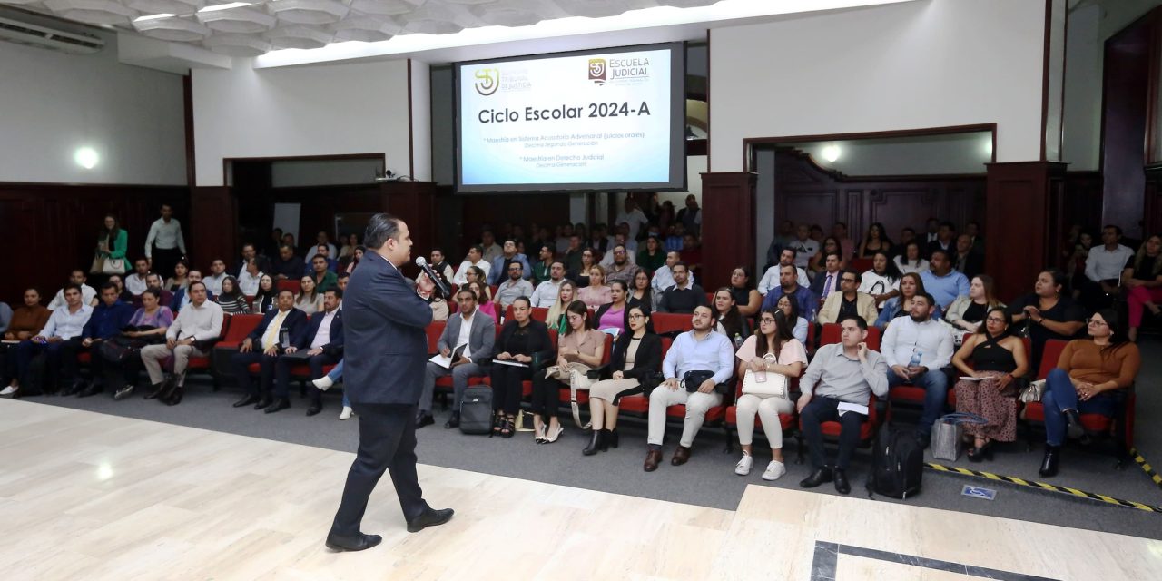 ESCUELA JUDICIAL REALIZA INDUCCIÓN A NUEVO CICLO ESCOLAR