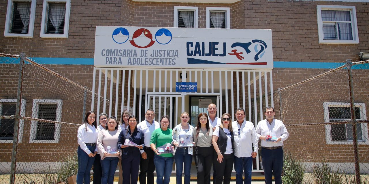 PRESIDENTA DEL VOLUNTARIADO VISITA COMISARÍA DE JUSTICIA PARA ADOLESCENTES CON PJ DE QUINTANA ROO