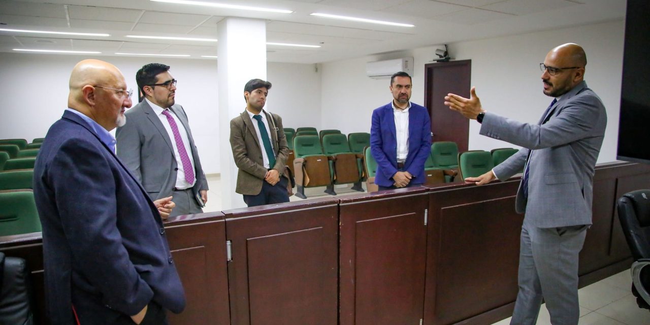 REPRESENTANTES DE EMBAJADA EU VISITAN EL STJ