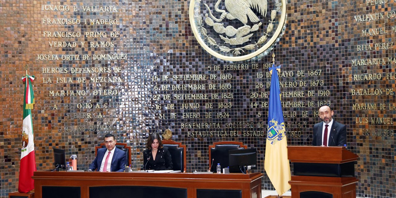 sesión solemne del Congreso de Jalisco