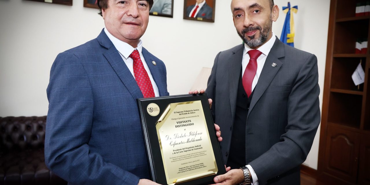 STJ Jalisco y Guatemala firman convenio académico