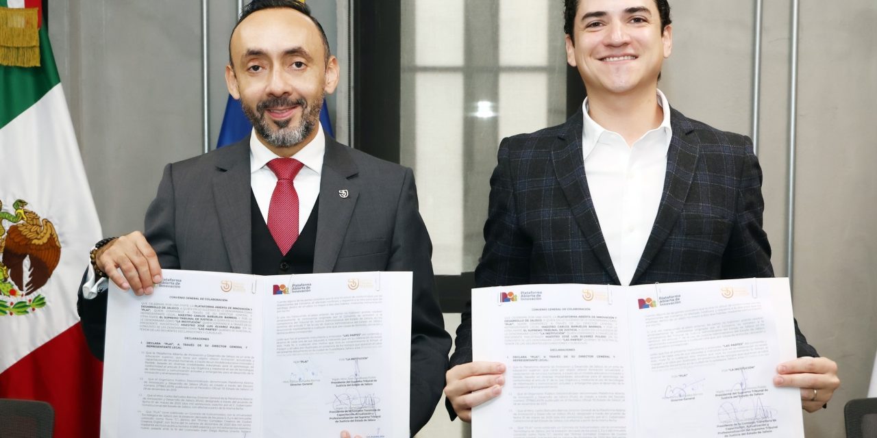 STJ Jalisco y PLAi unen fuerzas