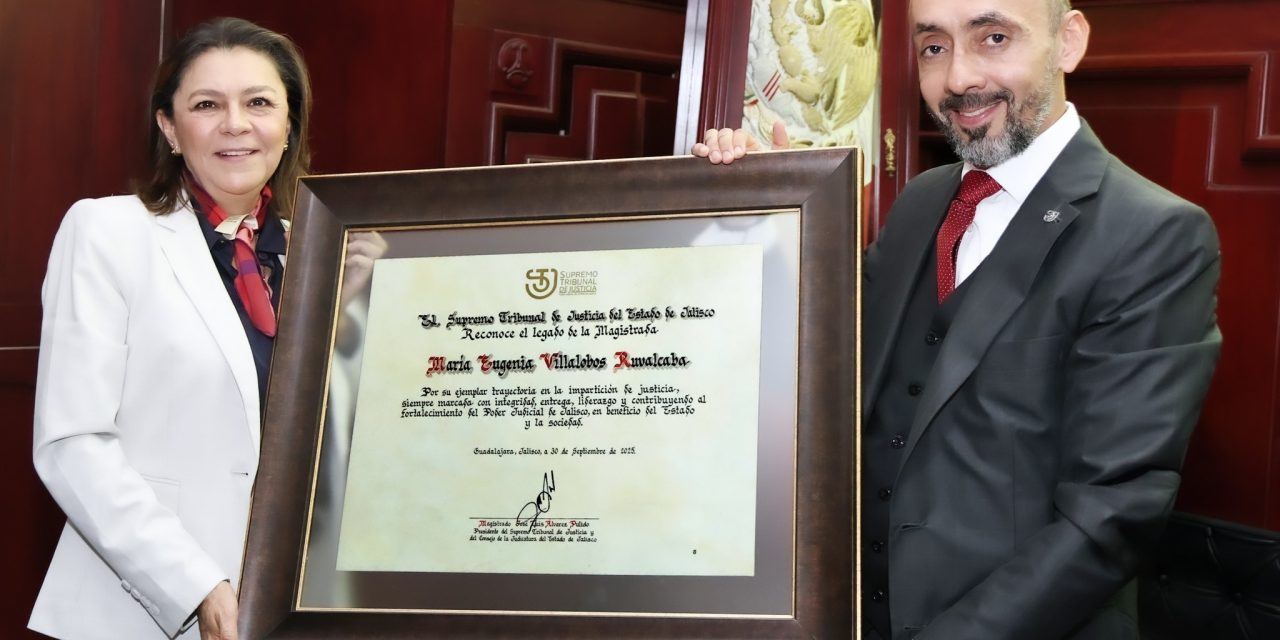 Homenajean a la Magistrada María Eugenia Villalobos por una vida al servicio de la justicia