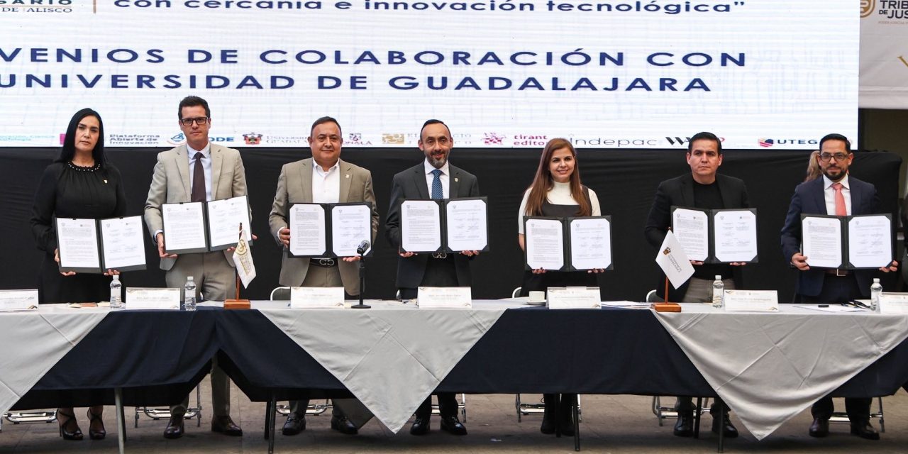 PJ y UDG firman convenios de colaboración