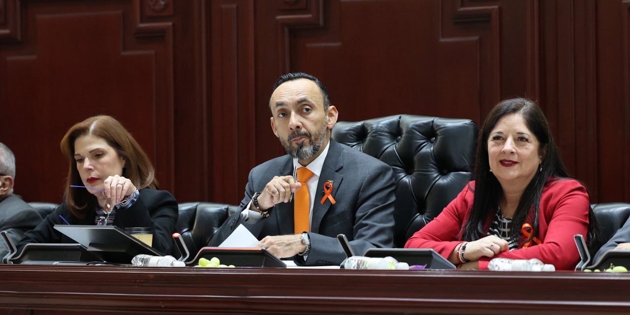 conmemoran el 25N en sesión del pleno